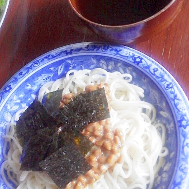 納豆うどん